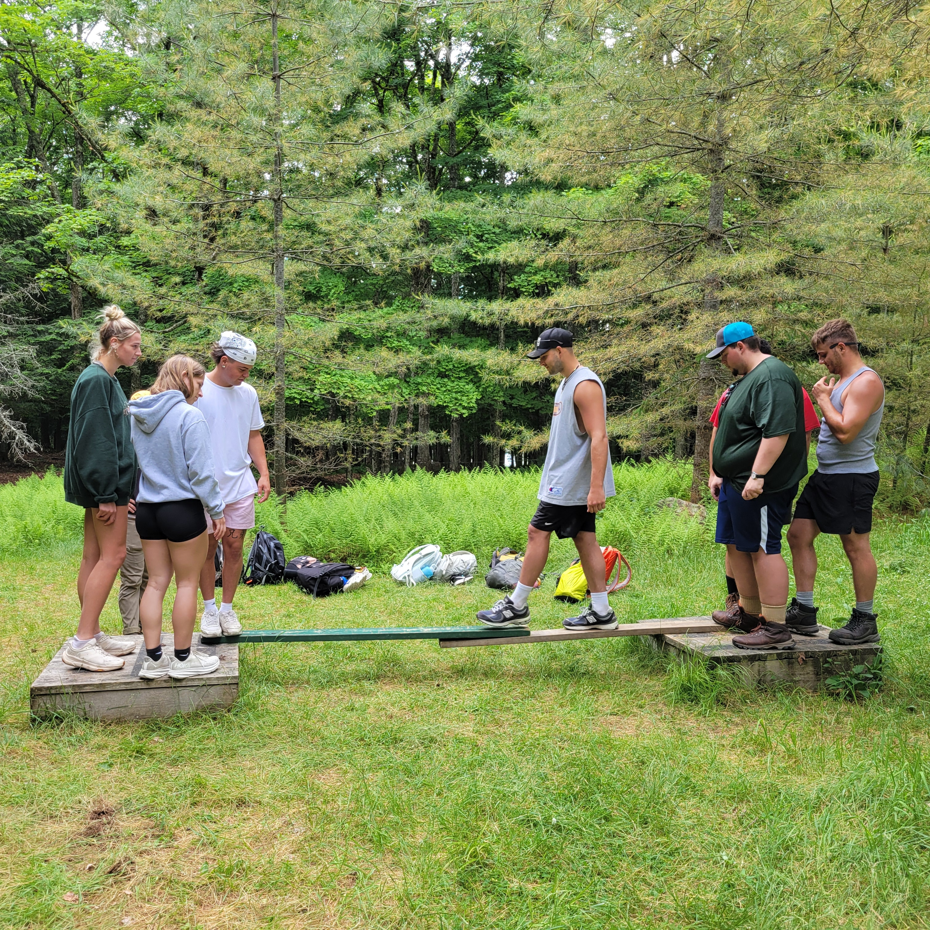 Students in health and weight training class